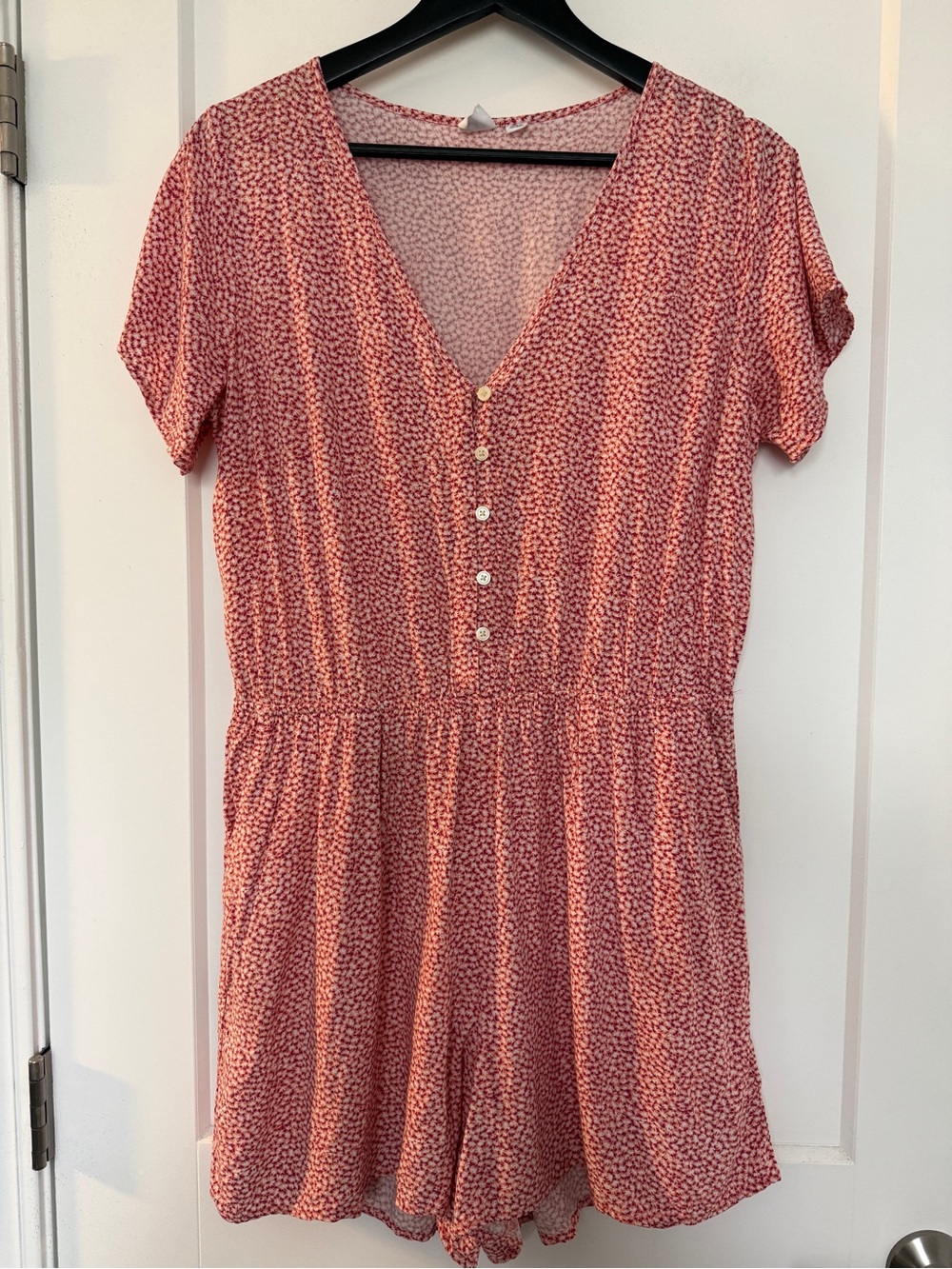 GAP Ditsy Floral Style Printed Easy Romper - M